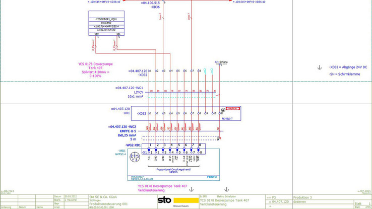 EPLAN Fluid를 사용하여 유체 동력 엔지니어링 설계를 문서에 통합