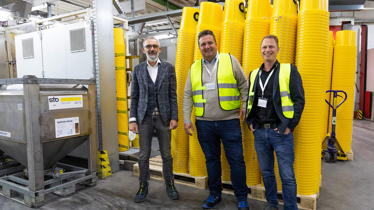 Joachim Hauschel(Sto), Klaus Lechtenbörger(EPLAN) 및 Ronny Kaltschmid(Kaltschmid 산업 공학) Joachim Hauschel(Sto), Klaus Lechtenbörger(EPLAN) 및 Ronny Kaltschmid(Kaltschmid 산업 공학)